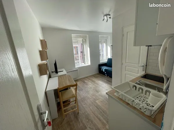 Appartement Location Boulogne-sur-Mer 1p 12m² 450€