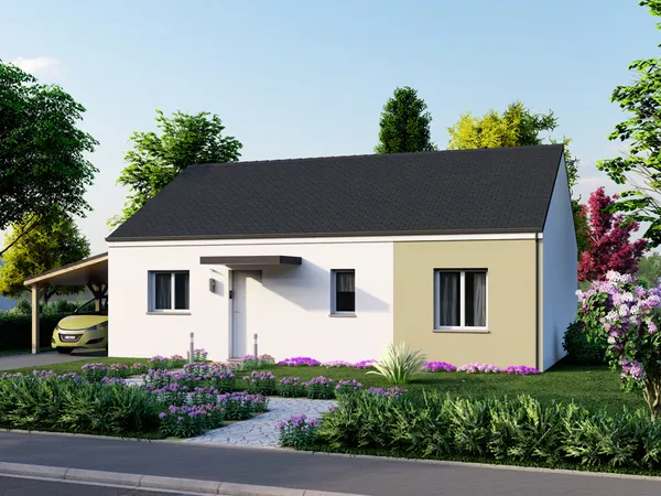 Terrain + maison 71 m²