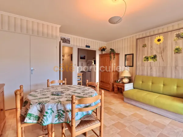 Appartement de 27 m2 avec parking, cave et balcon proche de la gare des Sables d'Olonne
