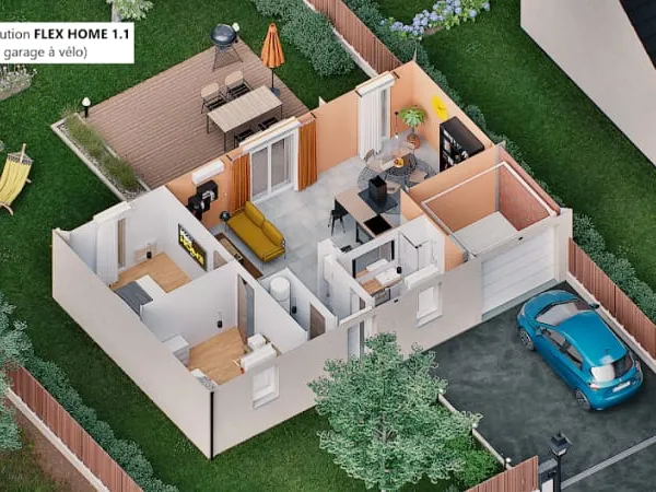 Maison neuve 3 pièces 48 m²