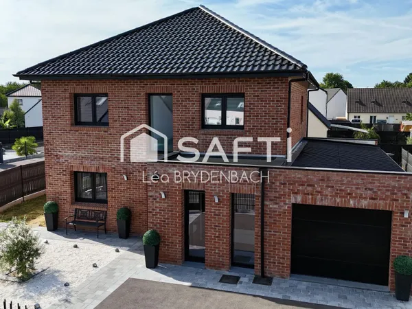Maison contemporaine individuelle - 145 m2 - 4ch - Denain/Gerberas