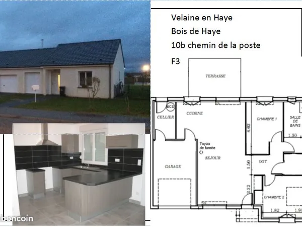 Loue maison 100 m²