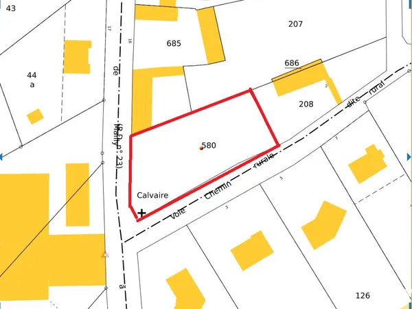 Terrain 1263 m²