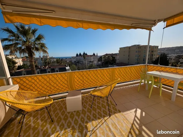 Cimiez Edouard VII - appartement d'exception avec vue mer et dégagée à 270°