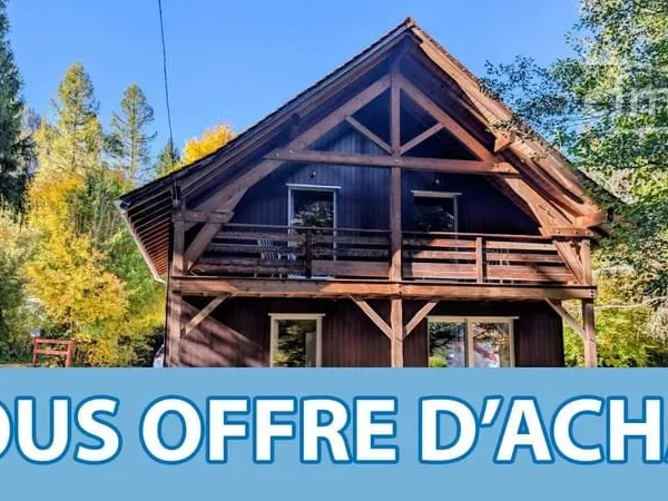 Beau chalet ossature bois au calme.