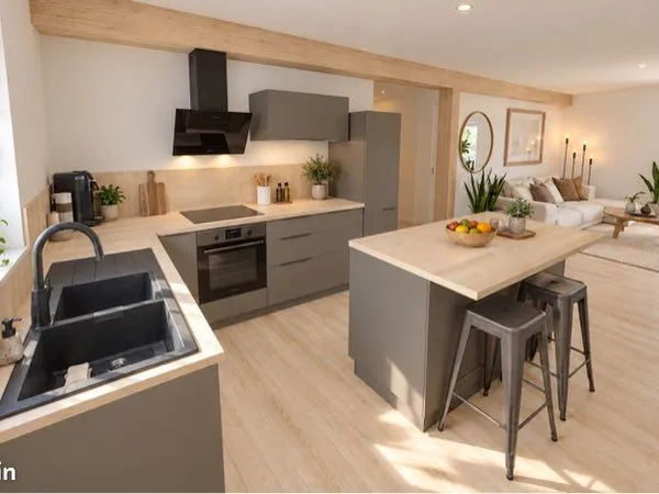 Appartement T3 66m2 rénové à Froidcul