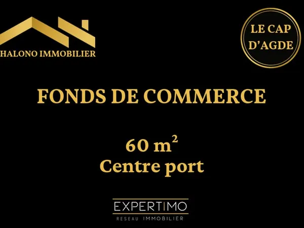 DEPT 34 - LE CAP D'AGDE - CENTRE PORT - SALON DE COIFFURE - FONDS DE COMMERCE