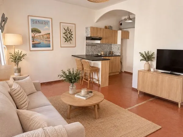 Appartement non meublé, 35m2, Sanary centre