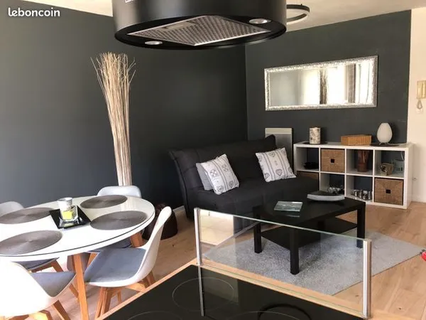 Très jolie meublé 2 pièces avec piscine