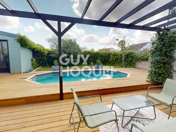 Maison 3 chambres - plain-pied - piscine