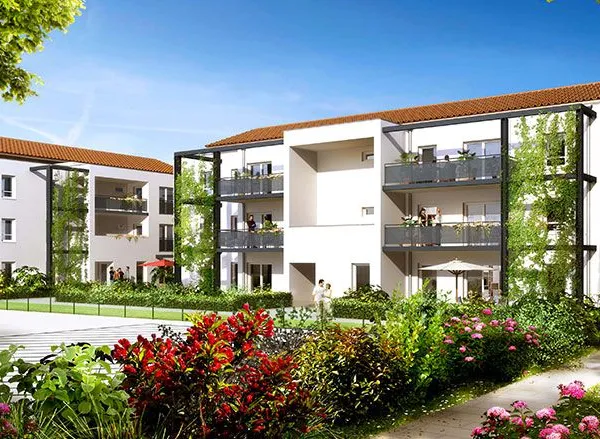 ⭐ Rare T2 46 m² + Jardin 83 m² | Résidence BBC 2015 | Vaulx Village