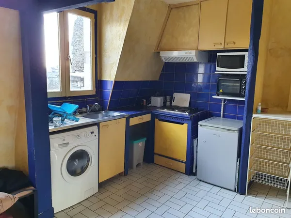 VENTE 2 pieces 34m2 pere lachaise paris 20 5eme et dernier etage sans ascenseur