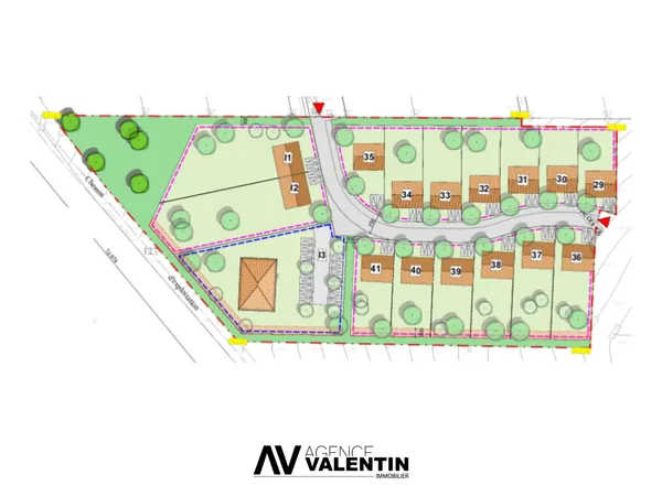Terrain en individuel 317 m²