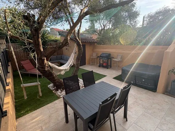 Appartement meublé avec jardin - Claret