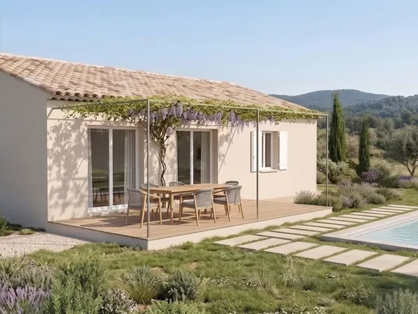 Projet de construction d'une maison 95 m² avec terrain à TOURRETTES (83)