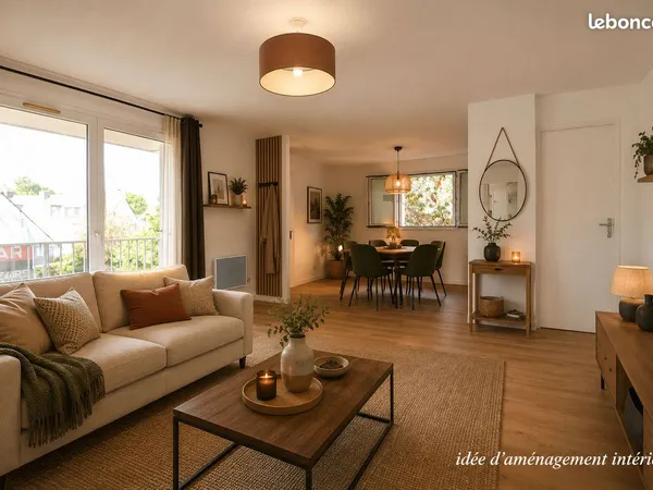 Appartement 3 pièces 63 m²
