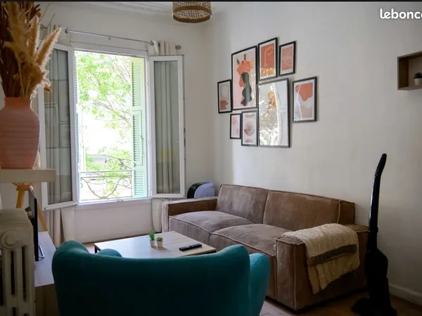 Location / nice nord / 2 Pièces / 42m2 / Meublé