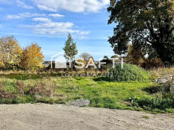 Terrain à bâtir d'une façade de 21 m - en retrait