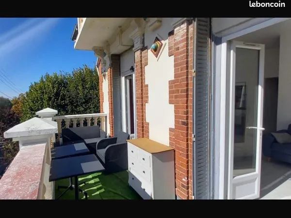 HOULGATE plages - appartement 2 pièces terrasse