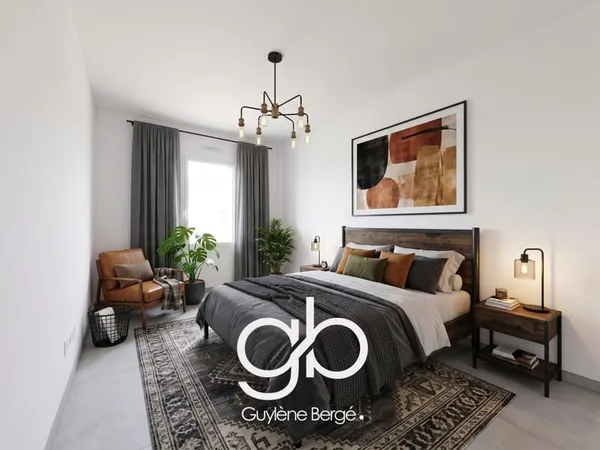 Appartement T3 en RDC avec Vaste Jardin de 57m2 - Saint-Clém