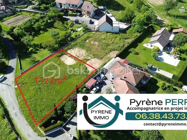 Terrain 1 172 m² Grammont