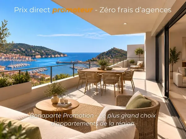 PORT-VENDRES  T4 DE STANDING AVEC VUE MER - 2 GARAGE ET 1 PARKING