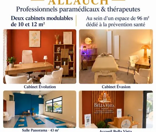 Cabinets à partager à allauch — un lieu pour exercer et échanger