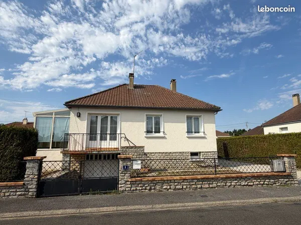 Maison à louer avec sous sol aménagée