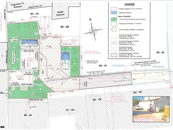 Terrain Chateauneuf Les Martigues 190 m2