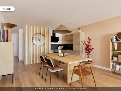 Appartement 3 pièces 69 m²