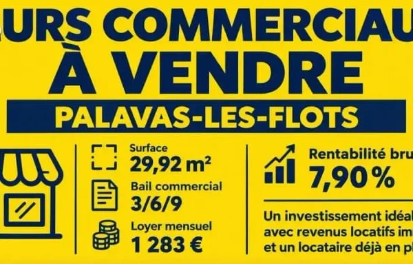 Commerce 30 m²