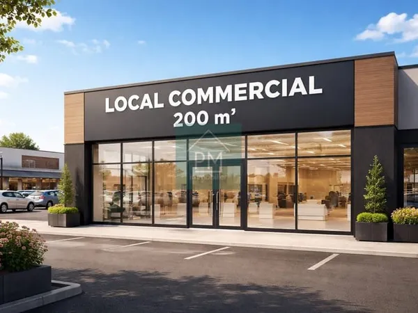 À LOUER Local commercial 200 m2 Zone commerciale Senlis