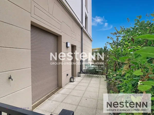PONTOISE ? STUDIO MEUBLE DE 30,38 M² AVEC TERRASSE ET PARKING ? RESIDENCE RECENTE