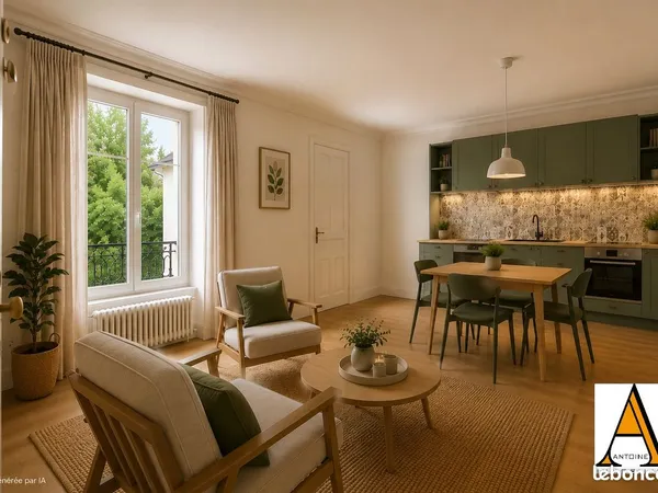 Appartement 3 pièces 44 m²