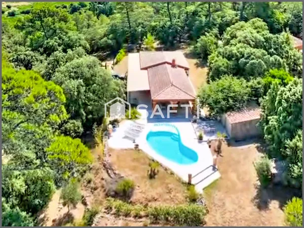 Havre de paix et d'authenticité : Villa de 150 m² dans un écrin de verdure de 5 100 m² (Gare TGV & g