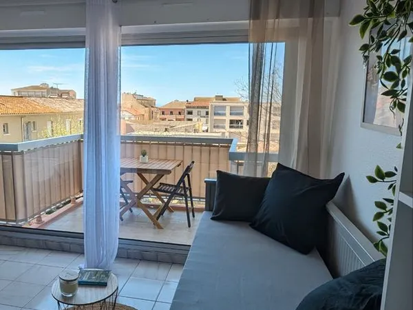 Studio meublé tout équipé - Résidence du Port - Valras-Plage