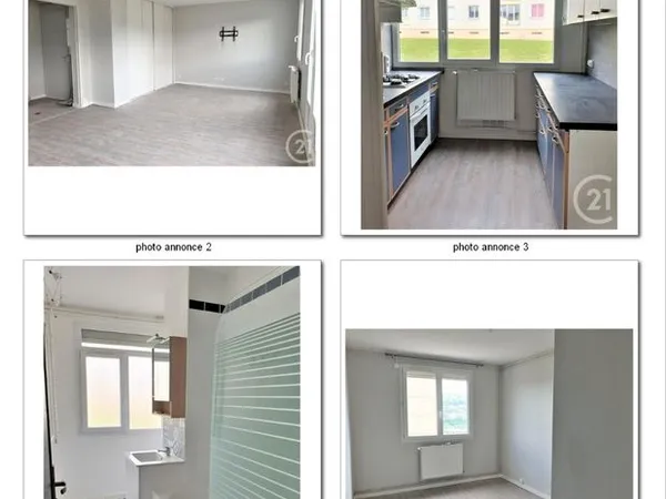 Appartement 70 m2 3 pieces étage 2/4