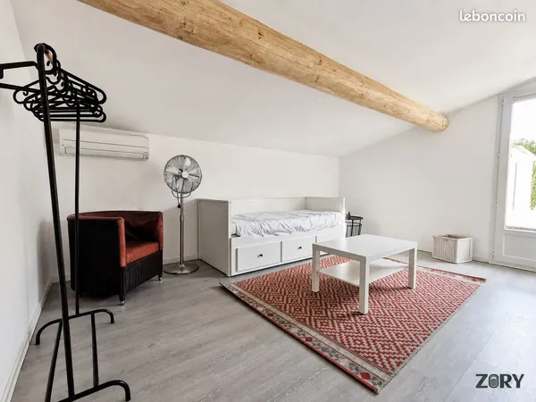 Studio meublé 28 m² à Saze 500 charges comprises