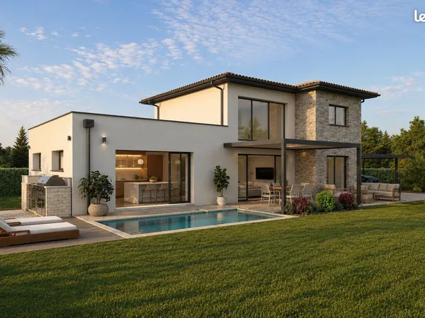 Villa contemporaine à étage 135 m2 à Auzielle 31650