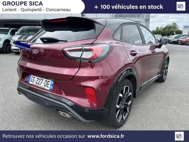 Ford Puma 1.0 flexifuel 125ch s&amp;s mhev st-line x vivid ruby edition — photo 18