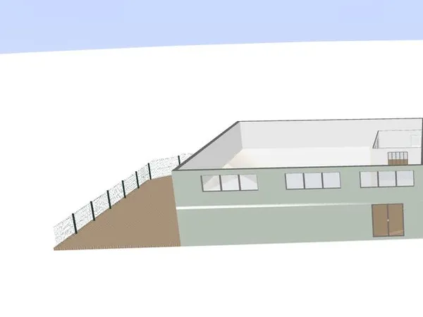 Local commercial 250 m² + 1 bureau, isolé avec chauffage