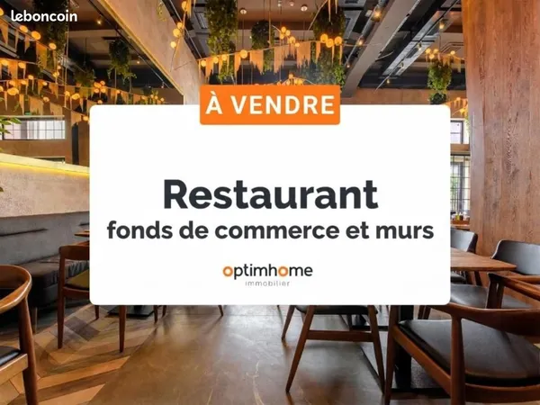 Fonds de commerce restaurant 82 m²