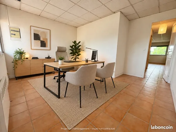 Bureaux 54 m² proche centre avec parking