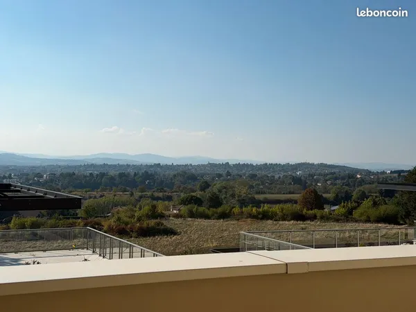 Appartement T3 Saint Didier terrasse vue