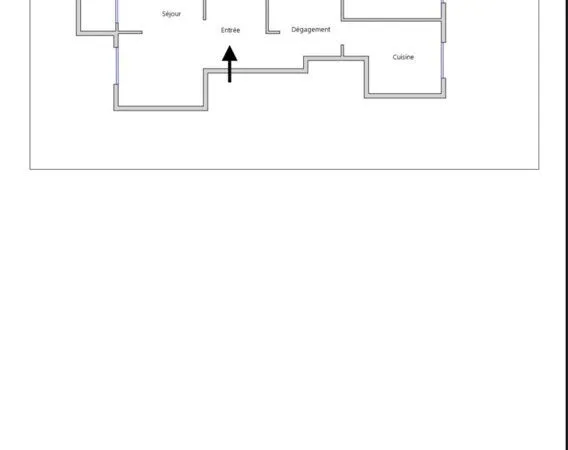 Appartement 2 pièces 61 m² - Balcon, parking, cave - Longjumeau