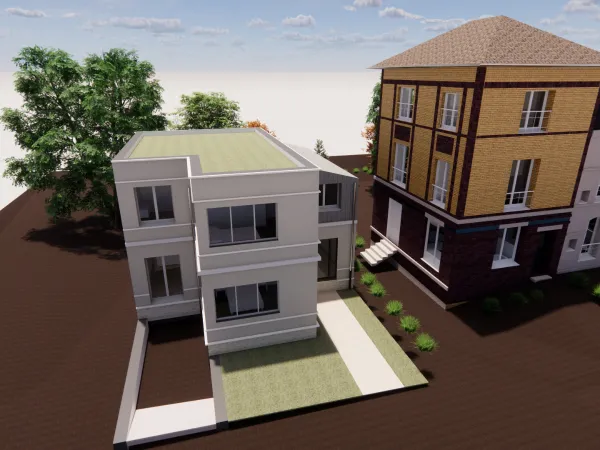 Vends terrain - 300 m² - avec permis de construire