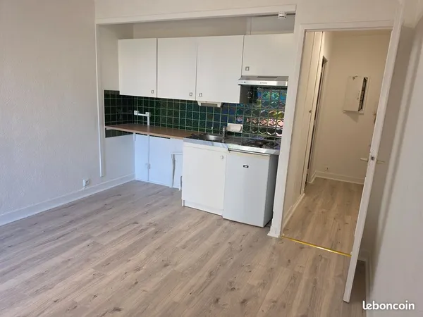Studio une piece 21 m2 +cave+parking