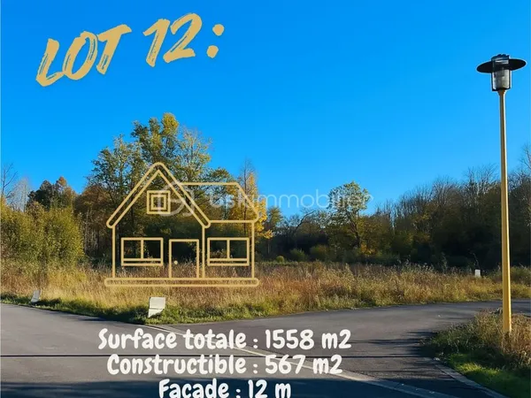 Terrain 1558 m²
