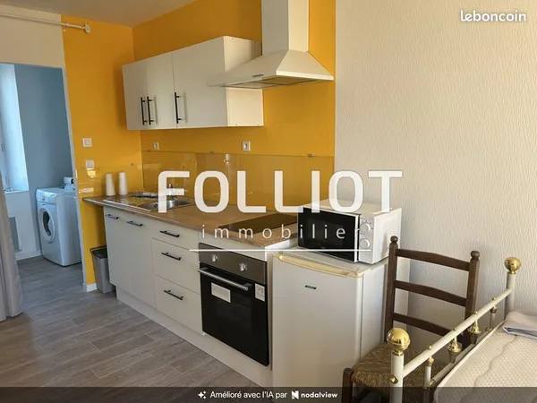 Studio 1 pièce 21 m²