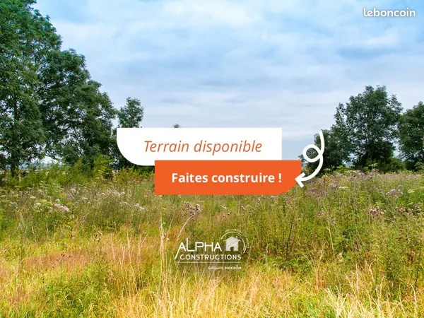 Terrain 2 000 m² Saint Cybranet